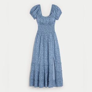 Hollister Smocked Sundress with Puff Sleeves